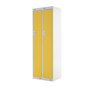 1 Door Link Locker Nest of 2 - 1800H 600W 300D (mm) Yellow