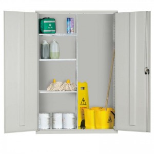 Elite Extra Wide Janitorial Cupboard - 1830H 1220W 457D (mm)