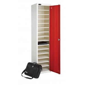 Probe 1 Door 15 Shelf Non-Charging Media Locker - 1780H 380W 460D (mm)