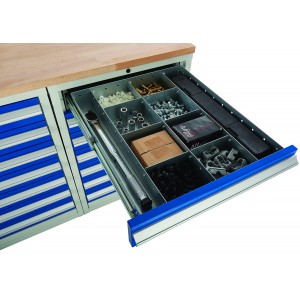 Drawer Dividers for Euroslide 600mm Wide Tool Cabinets - Type A (100mm High)
