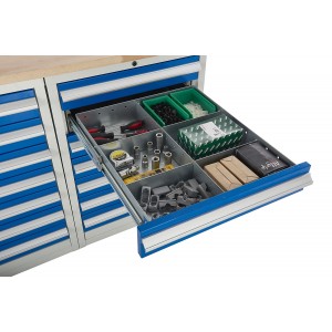 Drawer Dividers for Euroslide 600mm Wide Tool Cabinets - Type B (100mm High)