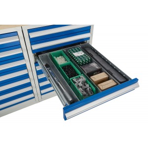 Drawer Dividers for Euroslide 600mm Wide Tool Cabinets - Type C (100mm High)