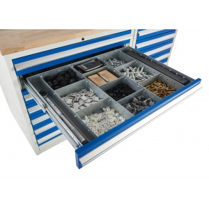 Drawer Dividers for Euroslide 900mm Wide Cabinets - Type A (150mm High)
