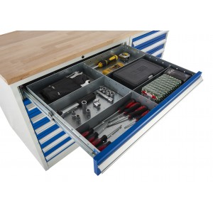Drawer Dividers for Euroslide 900mm Wide Cabinets - Type B (100mm High)