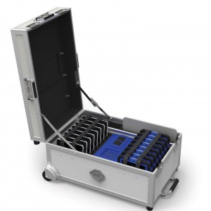 GoCabby Portable Tablet Charging Trolley Open