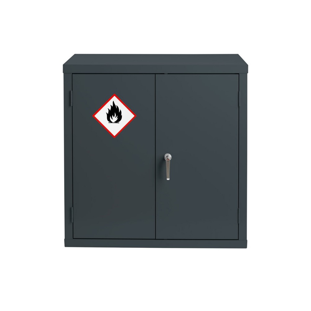 Premium Grey Highly Flammable Cabinet - 915H 915W 459D