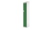 1 Door Link Locker - 1800H 300W 450D (mm) Green Sloping Top