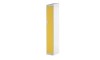 1 Door Link - 1800H 300W 300D (mm) Yellow Sloping Top
