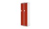 1 Door Link Locker Nest of 2 - 1800H 600W 300D (mm) Red