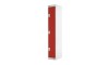 3 Door Link Locker - 1800H 300W 300D (mm) Red