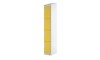 4 Door Link Locker - 1800H 450W 450D (mm) Yellow Sloping Top