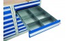 Drawer Dividers for Euroslide 600mm Wide Tool Cabinets - Type B (100mm High)