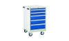 5 Drawer Euroslide Mobile Tool Cabinet - 980H 600W 650D -Type 2 - Blue