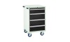 4 Drawer Euroslide Mobile Tool Cabinet - 980H 600W 650D - Black
