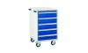 5 Drawer Euroslide Mobile Tool Cabinet - 980H 600W 650D - Blue