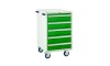 5 Drawer Euroslide Mobile Tool Cabinet - 980H 600W 650D - Green