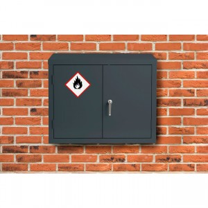 Premium Grey Highly Flammable Cabinet - 712H 915W 305D
