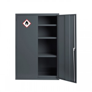 Premium Grey Highly Flammable Cabinet - 1830H 1220W 459D