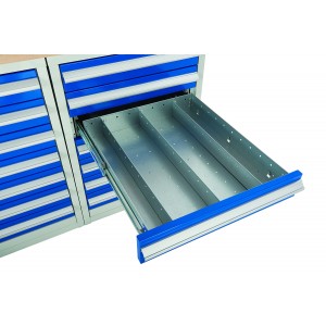 Drawer Dividers for Euroslide 600mm Wide Tool Cabinets - Type C (150mm High)