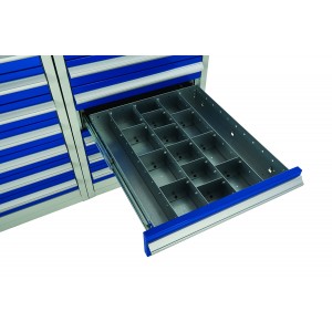 Drawer Dividers for Euroslide 600mm Wide Tool Cabinets - Type D (100mm High)