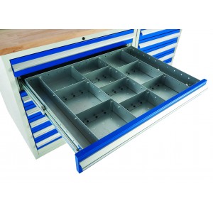 Drawer Dividers for Euroslide 900mm Wide Cabinets - Type A (100mm High)