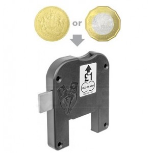 Lowe and Fletcher Coin Return Lock  - Works with New £1 Coin
