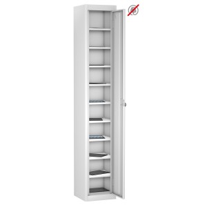 1 Door 10 Shelf - White Doors