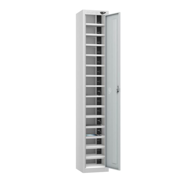 Pure Power Carbon Zero Tablet Charging 1 Door 15 Compartment Locker