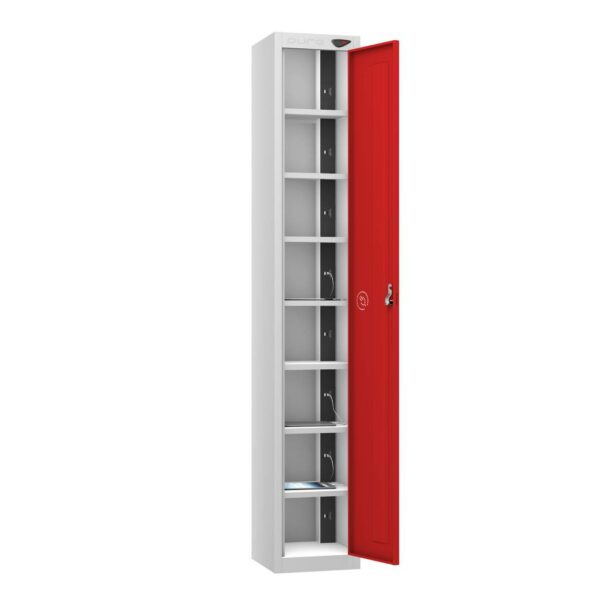 Pure Power Carbon Zero Tablet Charging 1 Door 8 Compartment Locker