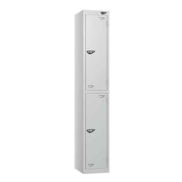 Pure Carbon Zero 2 Door Locker, Silver Carcass, Silver Door