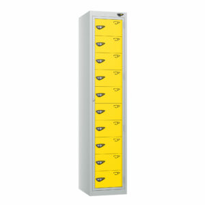 Pure Garment Carbon Zero 10 Door 10 Compartment Workwear Locker