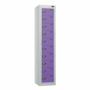 Pure Garment Carbon Zero 10 Door 10 Compartment Workwear Locker