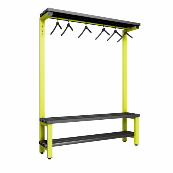 Pure Carbon Zero Single Sided 1500mm Overhead Hanging Bench With Shoe Shelf