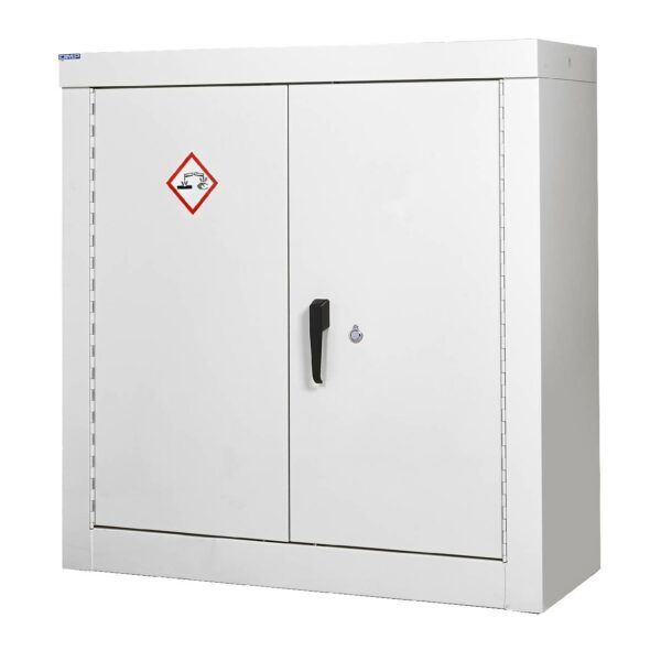 QMP Acid Alkali Caustic Material Floor Standing Security Cabinets - 1200H x 1200W x 460D mm
