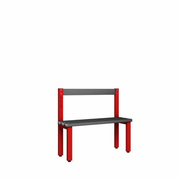 Pure Carbon Zero Single Sided 1000mm Low Height Back Rest Bench