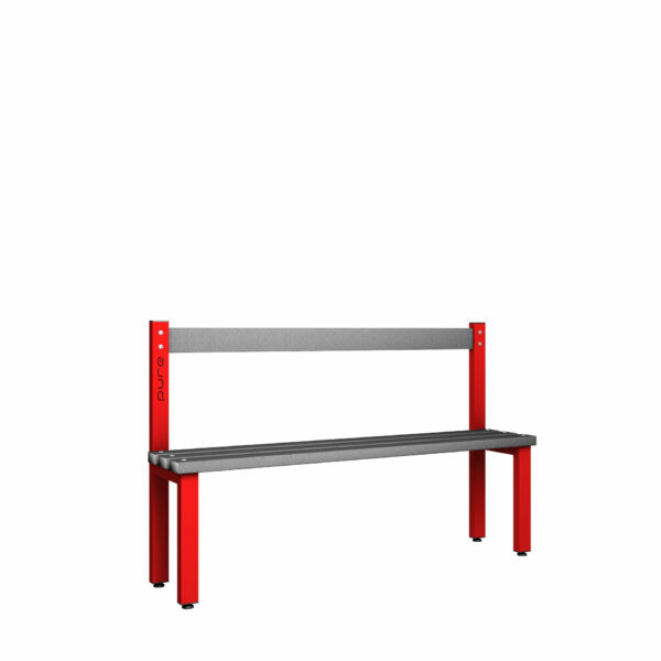 Pure Carbon Zero Single Sided 1500mm Low Height Back Rest Bench