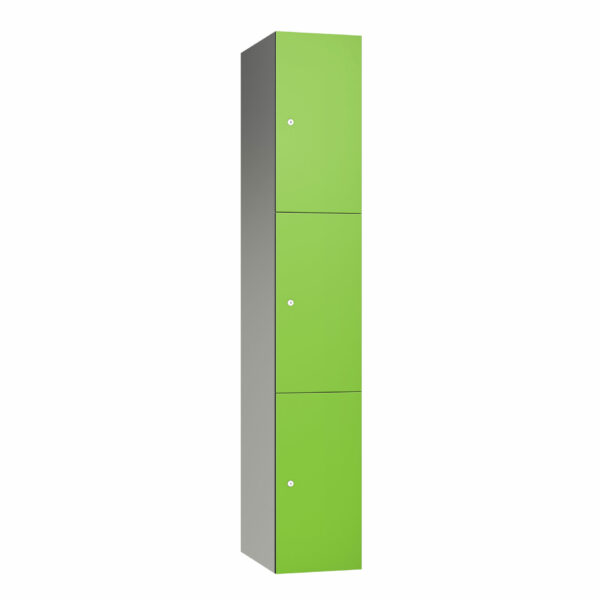 Pure Leisure Carbon Zero Aluminium 3 Door 3 Compartment SGL Locker