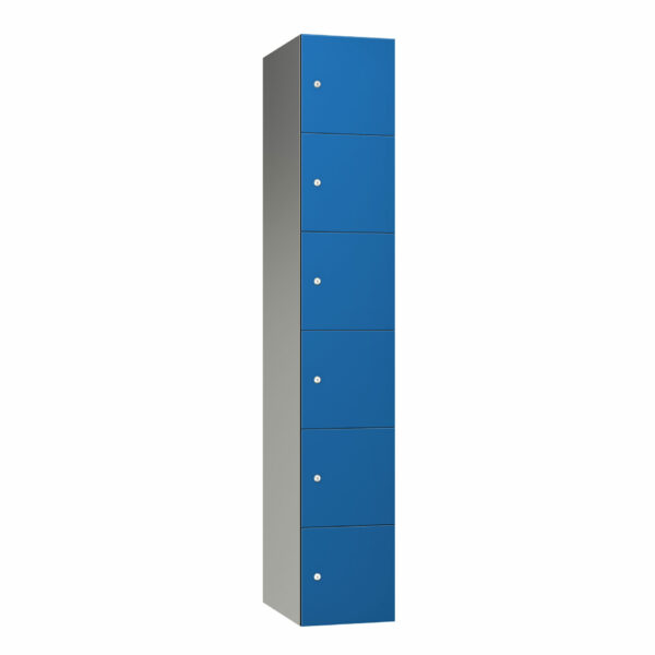 Pure Leisure Carbon Zero Aluminium 6 Door 6 Compartment SGL Locker