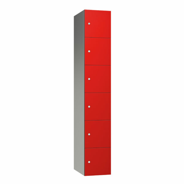 Pure Leisure Carbon Zero Aluminium 6 Door 6 Compartment SGL Locker